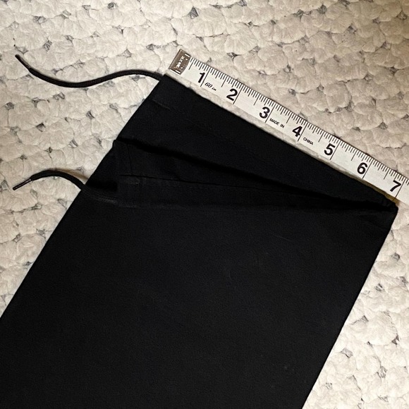 CHANEL Purse Black White Logo cross-body DUST BAG Sleeper 12.75" 8" - Picture 7 of 7